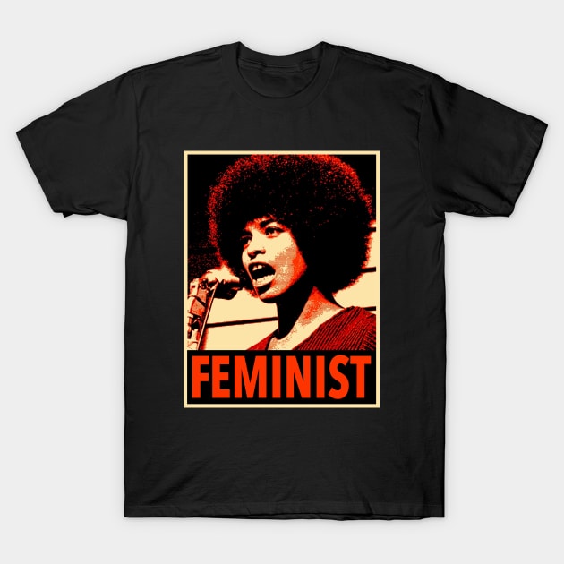 Angela Feminist T-Shirt by skittlemypony